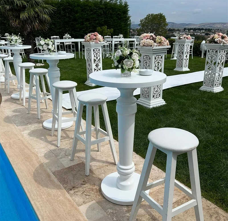 Beyaz Lake Kokteyl Masası Kiralama İstanbul | 2026 Fiyatları, Süsleme ve 7/24 Hizmet