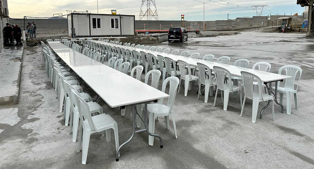 İftar Organizasyonu Masa Sandalye Kiralama