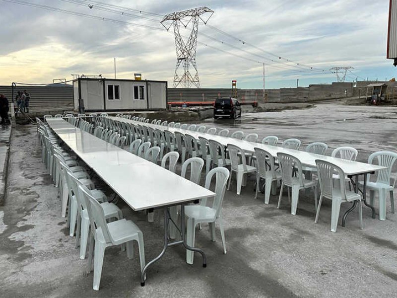İstanbul Kermes İçin Plastik Masa Sandalye Kiralama