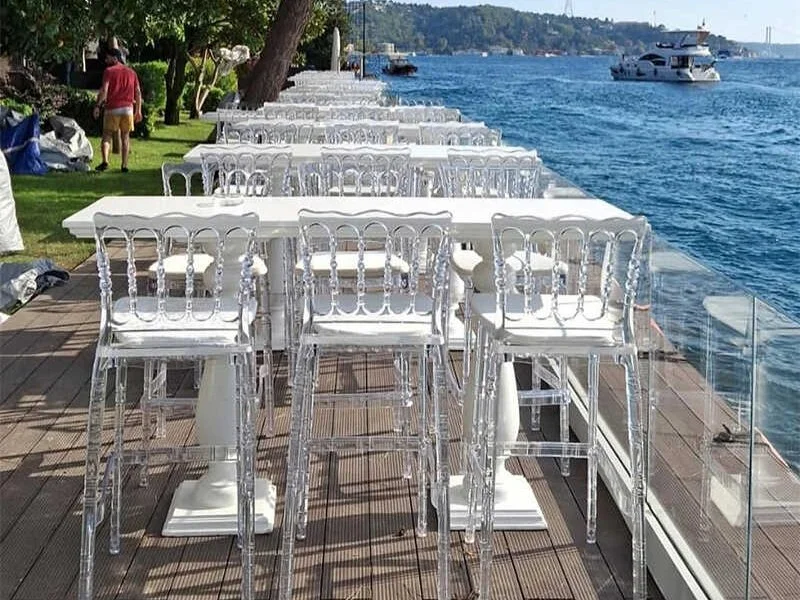 İstanbul Beyaz Lake Kokteyl Bistro Masası Kiralama